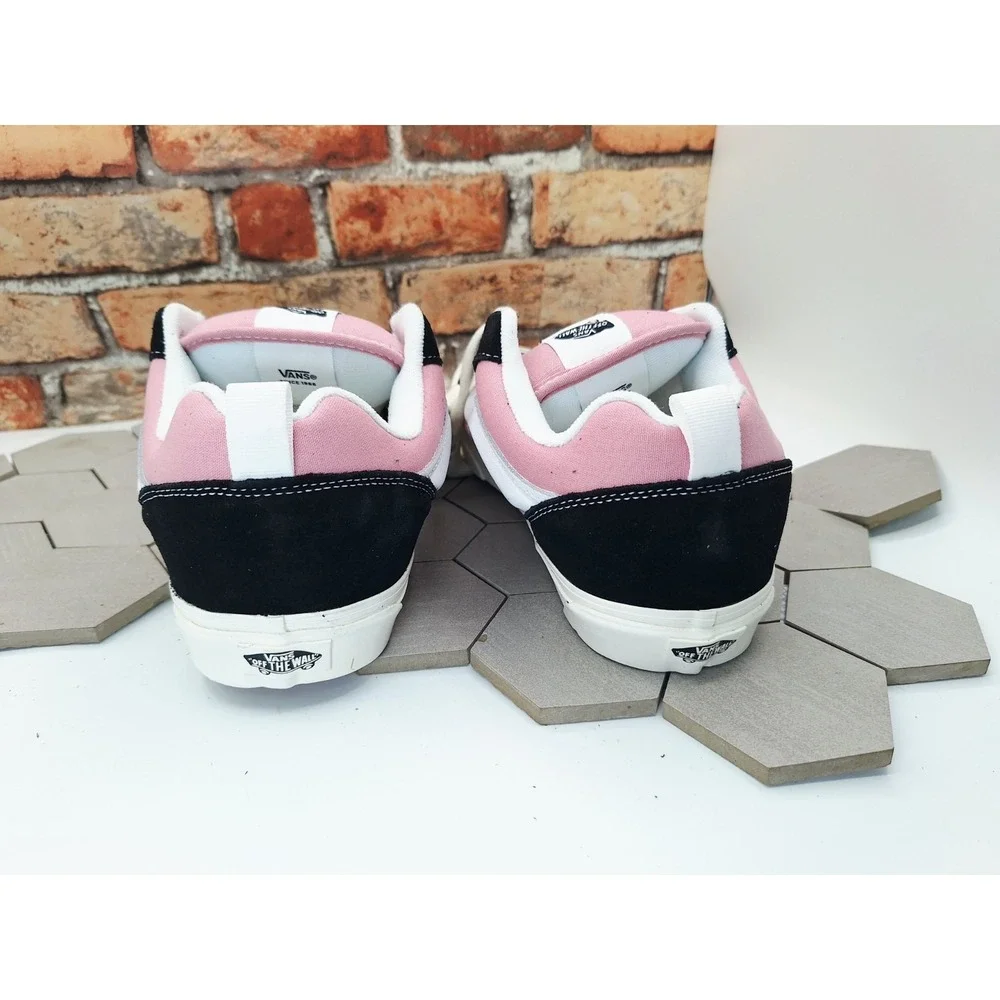 Vans Knu Skool Color Blocking Black Pink White Men Sz 12 Old Skool Chunky Skate